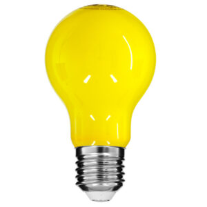 Αντικουνουπική Λάμπα Filament Γλόμπος με Κίτρινο Γυαλί, E27, 8W 700lm